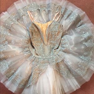 Grey ballet costume